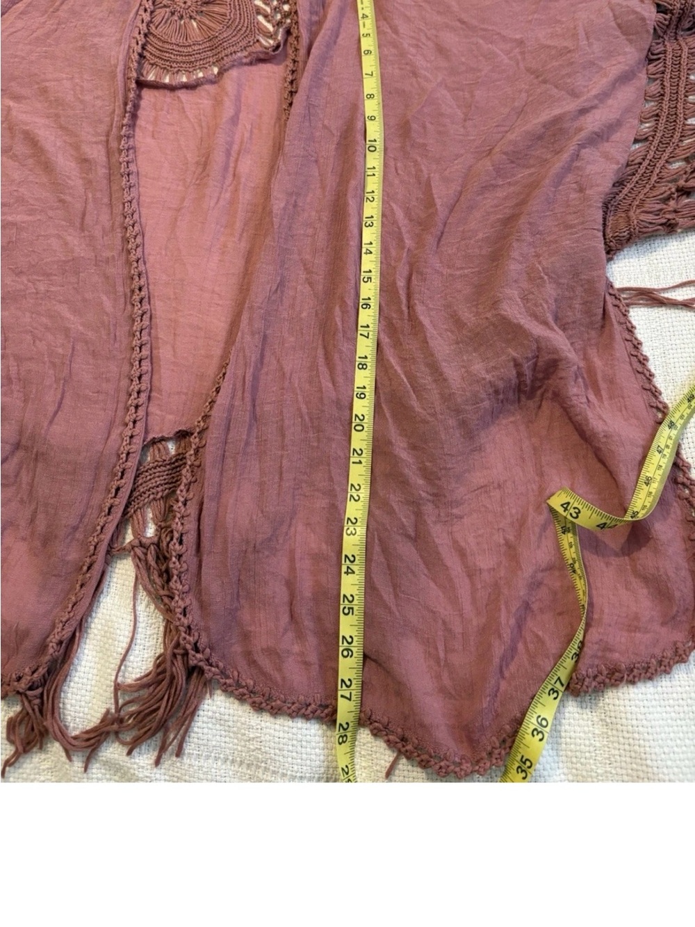 Forgotten Grace Dusty Pink, Festival, Kimono One Size-1X #1213CL - Picture 3 of 6